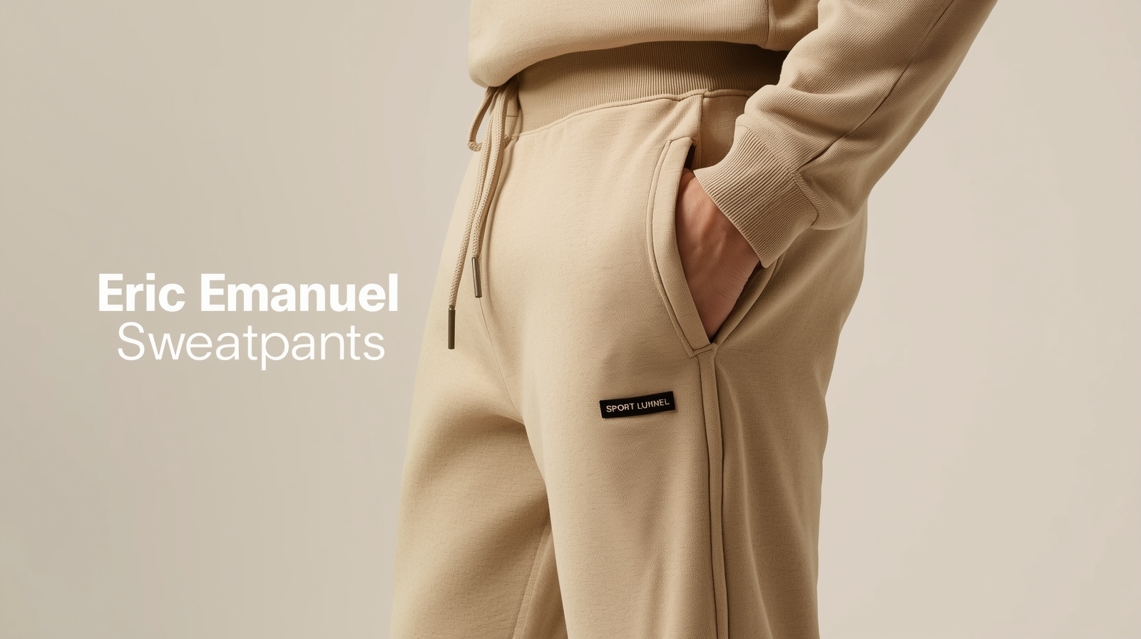 Eric Emanuel sweatsuit editorial hero